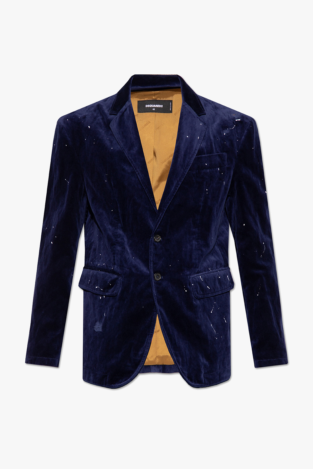 GenesinlifeShops Canada - Navy blue Velvet blazer Dsquared2